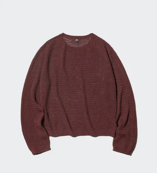 Uniqlo 3D Knit Mesh Sweater
